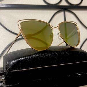 Mirror Reflective Women Sun Glasses